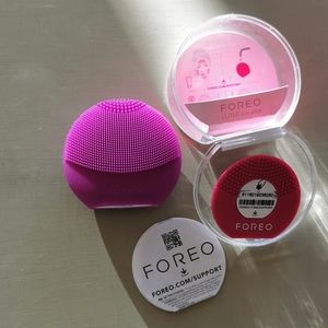 FOREO facial cleanser scrub